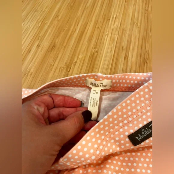 Matilda Jane Scrappy Leggings Girls Sz 6 Pants Ruffled Hem Boutique Polka Dot - Picture 3 of 6